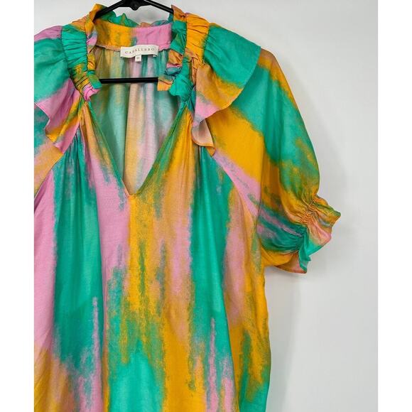 CABALLERO FINCH TOP FLOWER IKAT SIZE M Silk blend - Picture 5 of 9